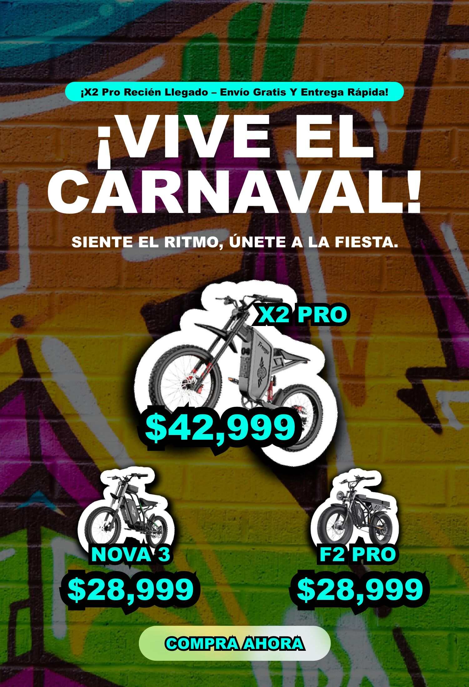 Freego Mexico Carnival promotion banner mobile