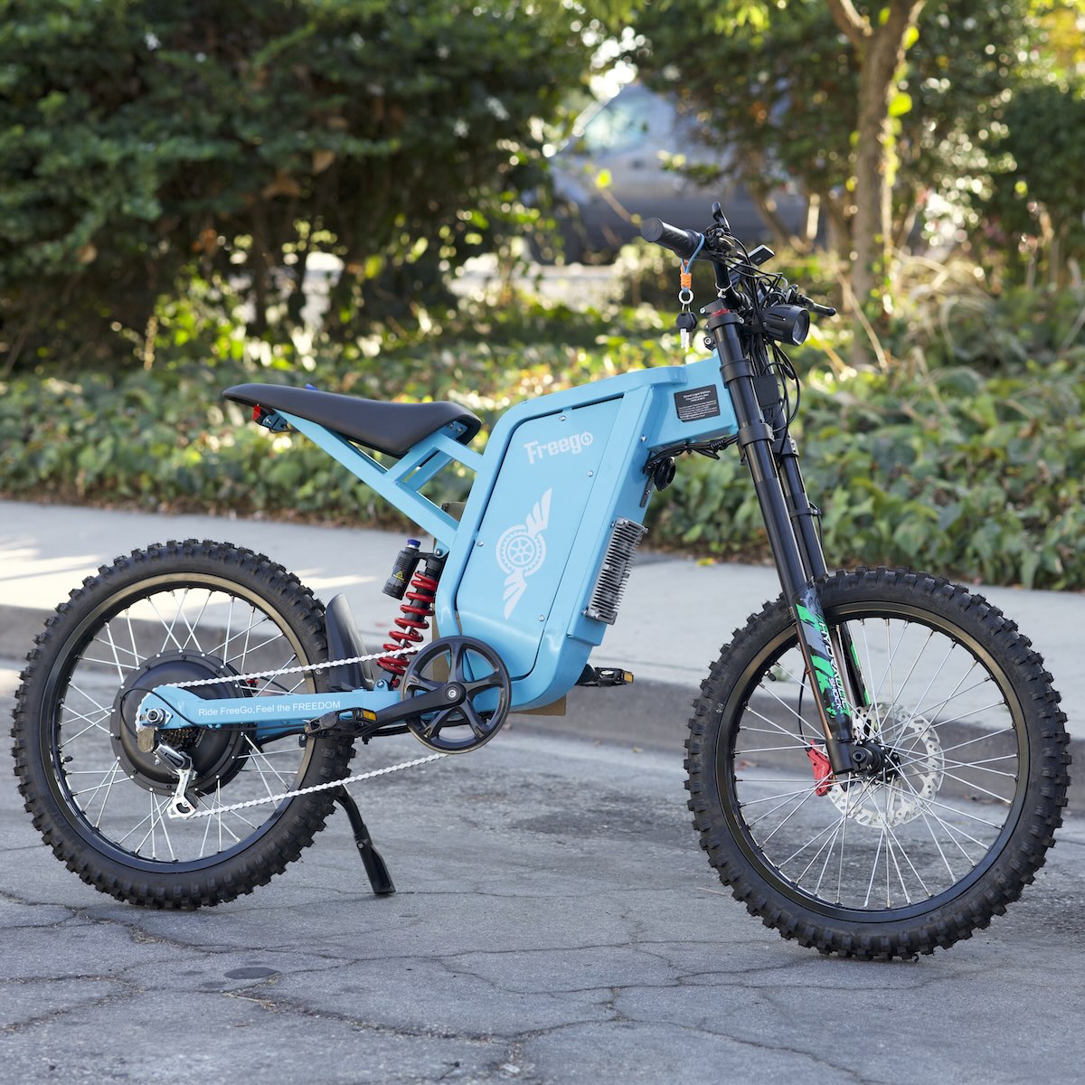 Freego X2 Pro All-Terrain Dirt eBike Blue #color_blue-limited
